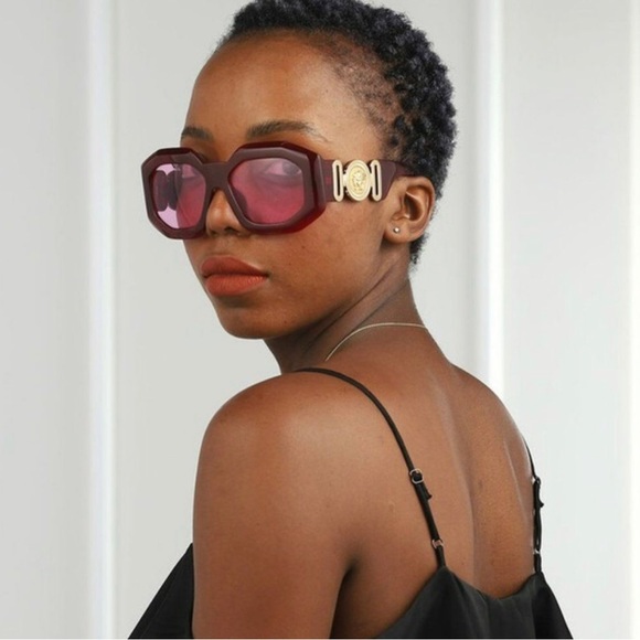 NEW VE4424U 388/5 VERSACE MEDUSA SUNGLASSES MOD 4424U PINK EYEWEAR VE 4424U - Picture 7 of 12